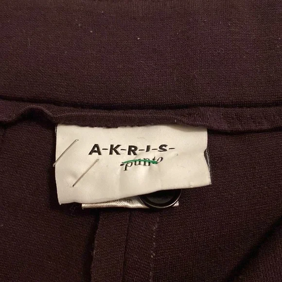 Akris Punto Maroon stretch dress pants, size 8 - Picture 7 of 8